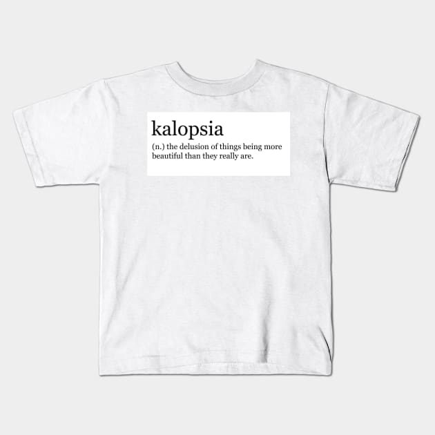 minimalist Kids T-Shirt by CreationsByAme